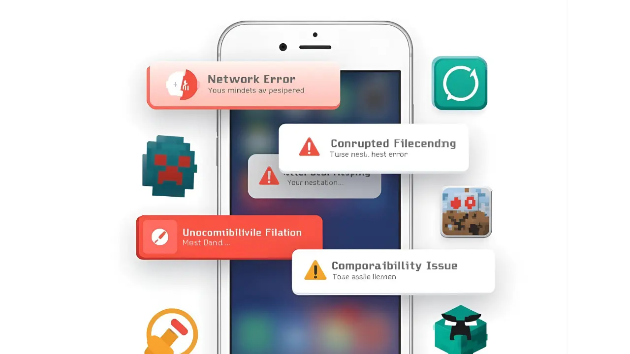Errors of Minecraft for iOS