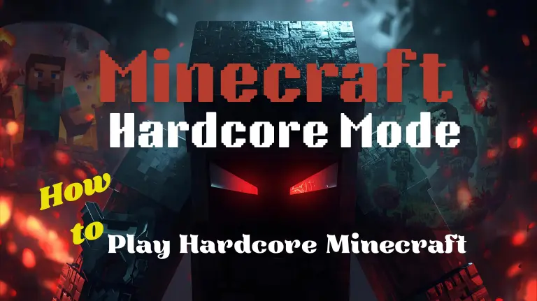 Hardcore mode in Minecraft with extreme survival difficulty, powerful mobs, and permanent death challenges on mobile.